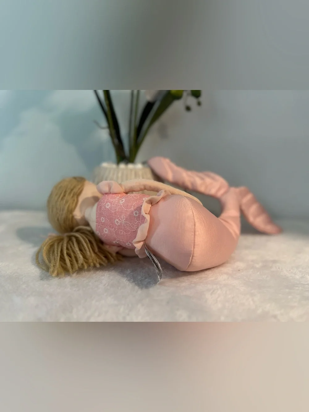 🧜‍♀️ Jellycat Maddie Shellbelle Pink Mermaid Plush Doll - 13” Retired Rare